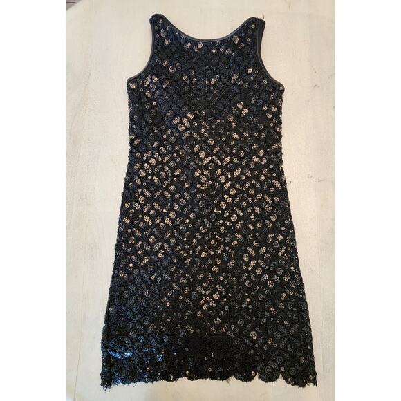 Maggy London Dresses & Skirts - Maggy London Women's Black Sequin Sleeveless Dress SZ 4 Cocktail